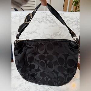 Coach Black Shoulder Bag